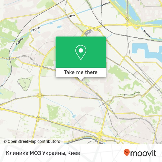 Карта Клиника МОЗ Украины