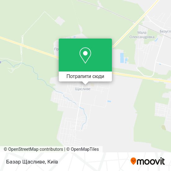 Карта Базар Щасливе