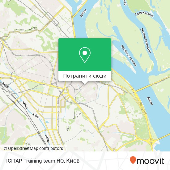 Карта ICITAP Training team HQ