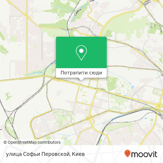 Карта улица Софьи Перовской