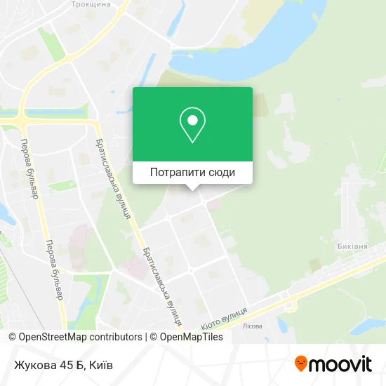 Карта Жукова 45 Б