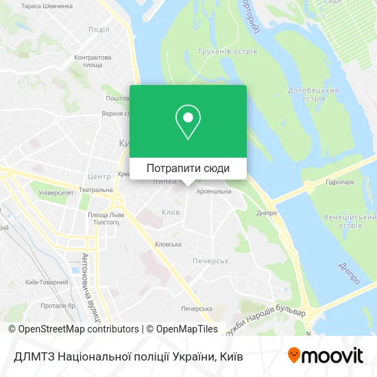 Карта ДЛМТЗ Національної поліції України