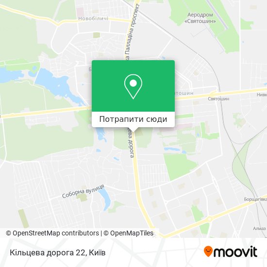 Карта Кільцева дорога 22