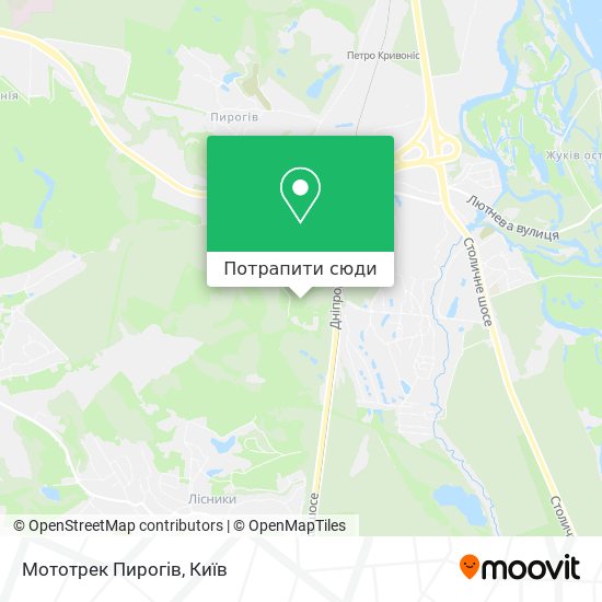 Карта Мототрек Пирогів