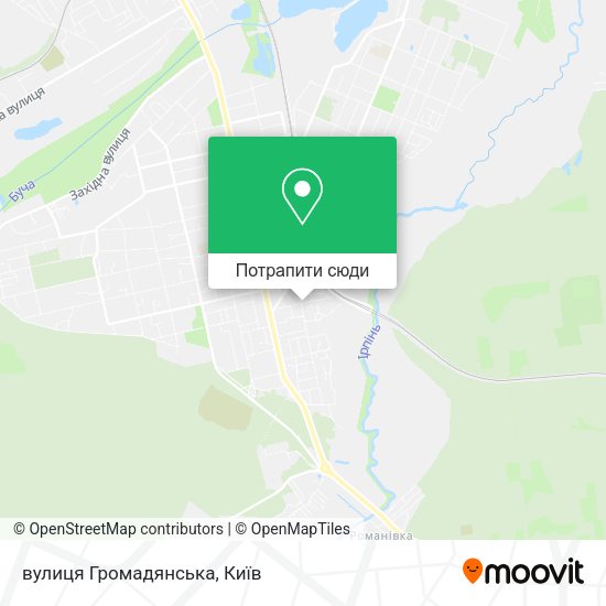 Карта вулиця Громадянська
