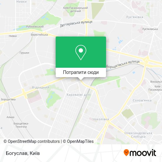 Карта Богуслав