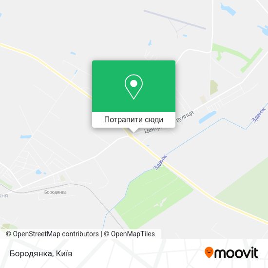 Карта Бородянка
