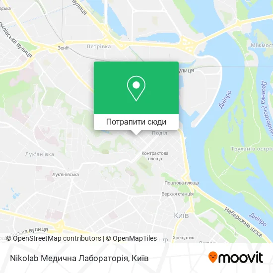 Карта Nikolab Медична Лабораторія