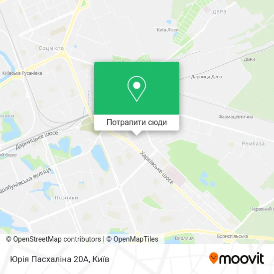 Карта Юрія Пасхаліна 20А