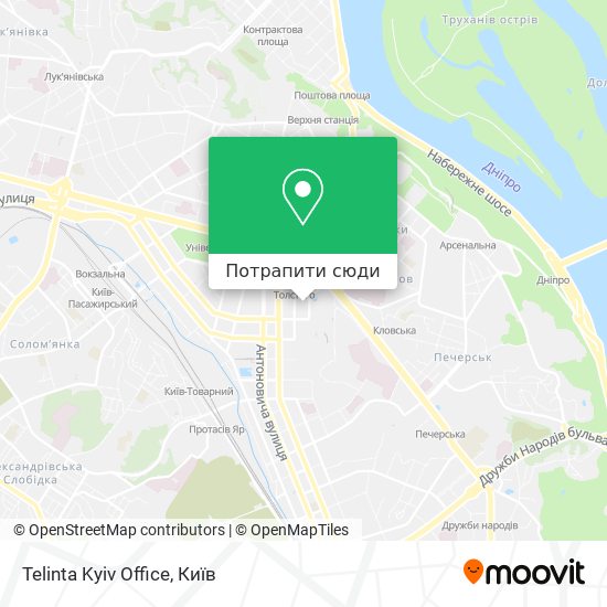 Карта Telinta Kyiv Office