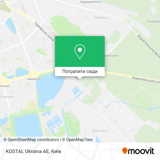 Карта KOSTAL Ukraina AE