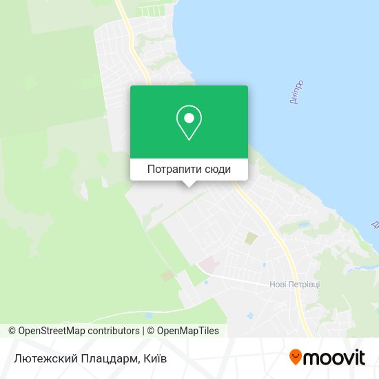 Карта Лютежский Плацдарм