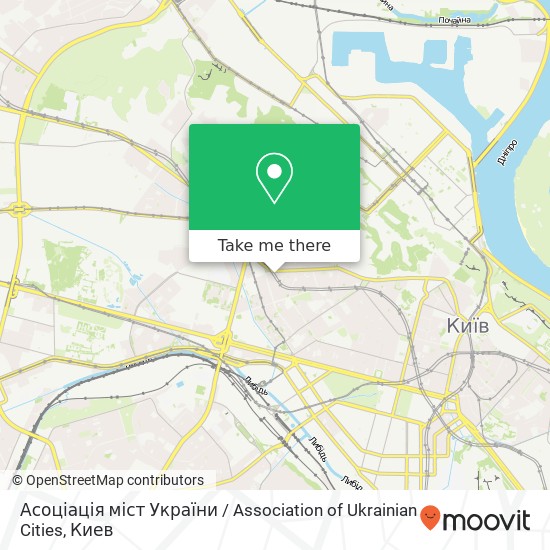Карта Асоціація міст України / Association of Ukrainian Cities