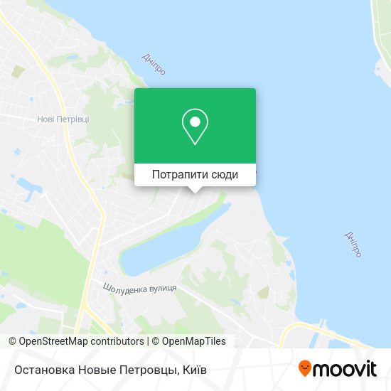 Карта Остановка Новые Петровцы
