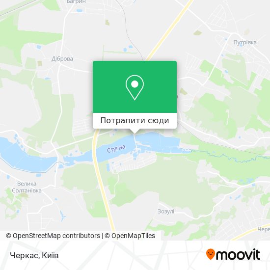 Карта Черкас