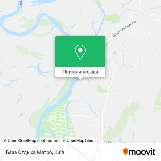 Карта База Отдыха Метро
