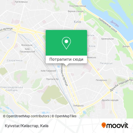 Карта Kyivstar/Київстар