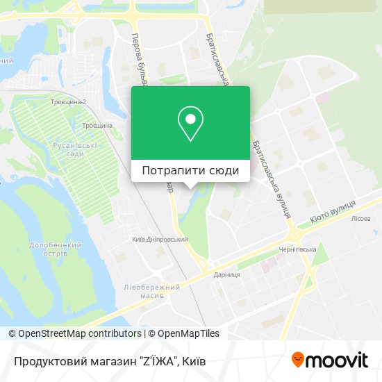 Карта Продуктовий магазин "Z'ЇЖА"