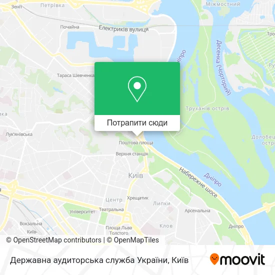 Карта Державна аудиторська служба України
