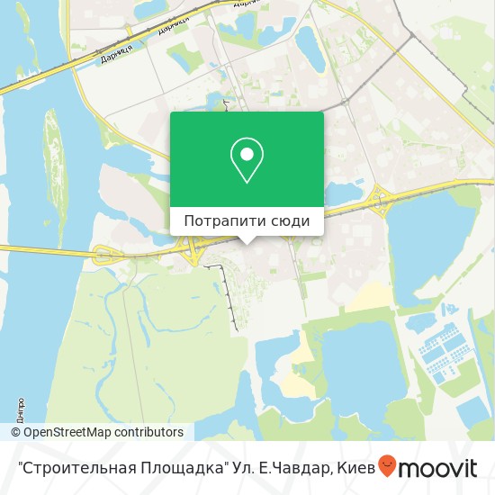 Карта "Строительная Площадка" Ул. Е.Чавдар