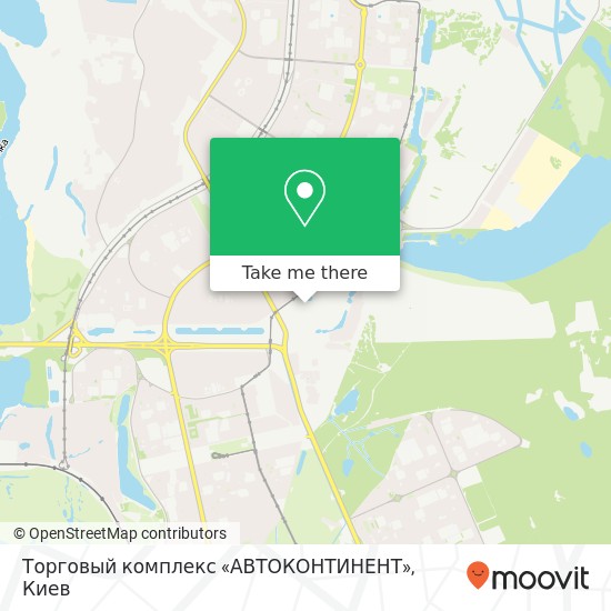 Карта Торговый комплекс «АВТОКОНТИНЕНТ»