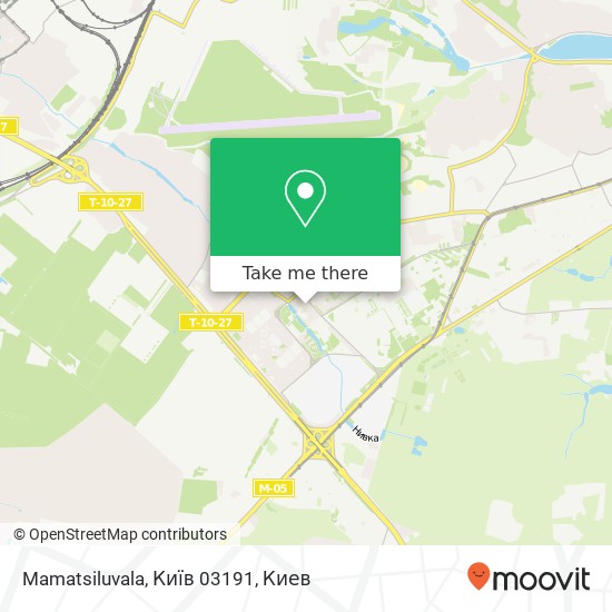 Карта Mamatsiluvala, Київ 03191