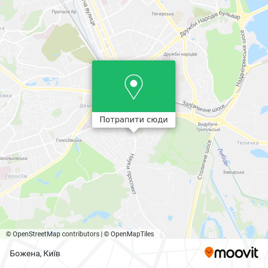 Карта Божена