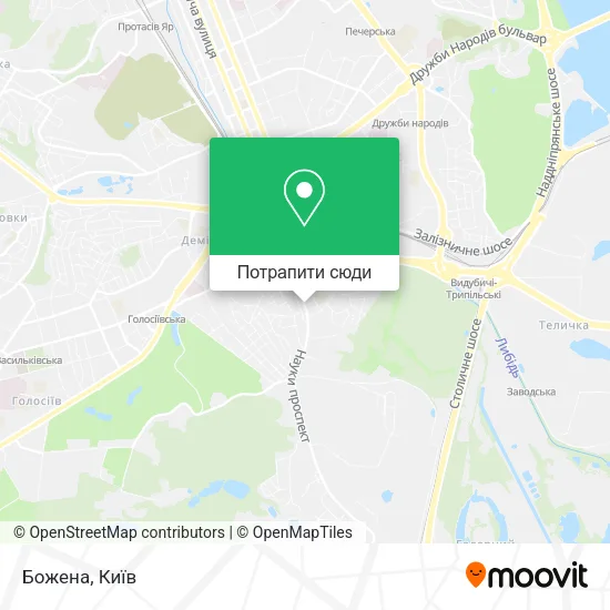 Карта Божена