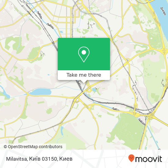 Карта Milavitsa, Київ 03150