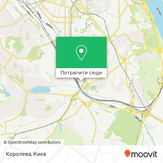 Карта Королева, Володимира Антоновича вулиця Київ 03150
