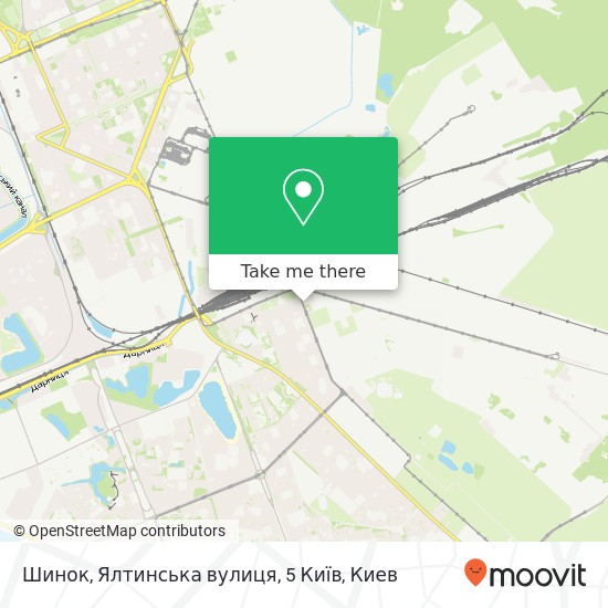Карта Шинок, Ялтинська вулиця, 5 Київ