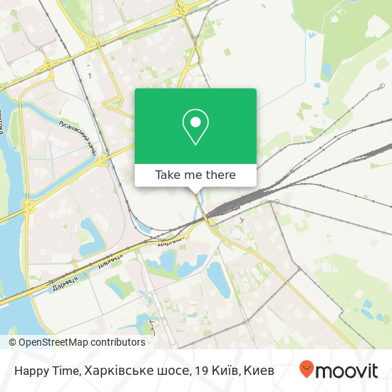 Карта Happy Time, Харківське шосе, 19 Київ
