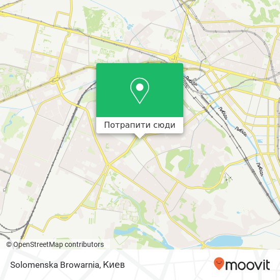 Карта Solomenska Browarnia, Київ 03037