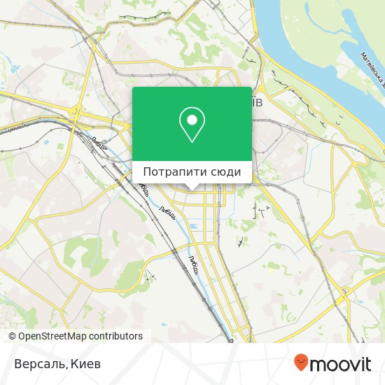 Карта Версаль, Саксаганського вулиця, 45 Київ