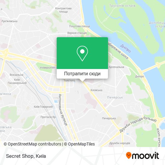 Карта Secret Shop