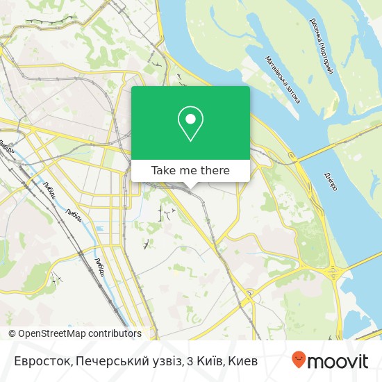 Карта Евросток, Печерський узвіз, 3 Київ