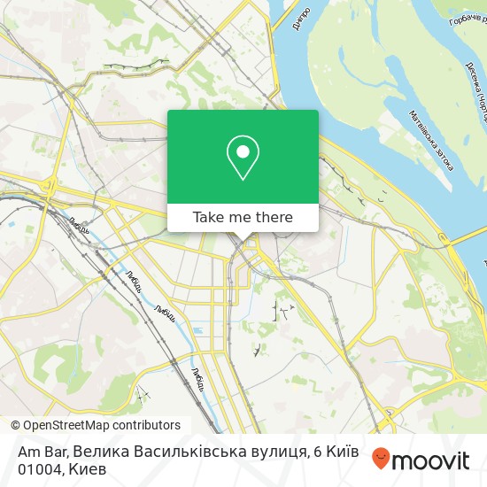 Карта Am Bar, Велика Васильківська вулиця, 6 Київ 01004