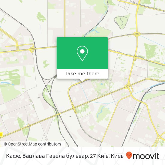Карта Кафе, Вацлава Гавела бульвар, 27 Київ