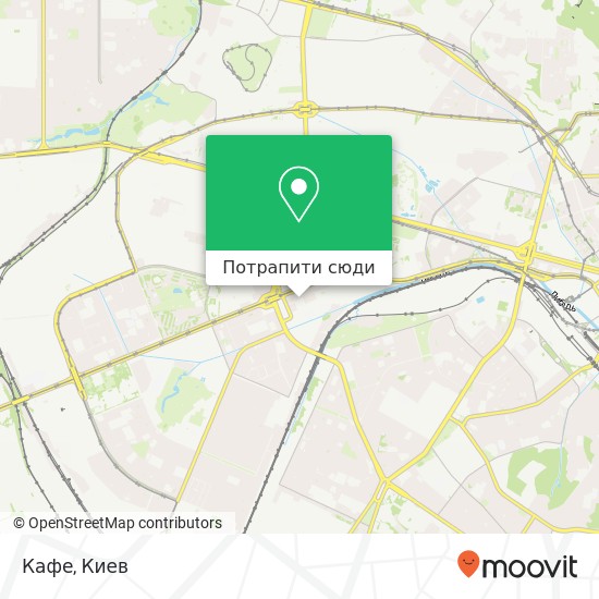 Карта Кафе, Дашавська вулиця, 22 Київ
