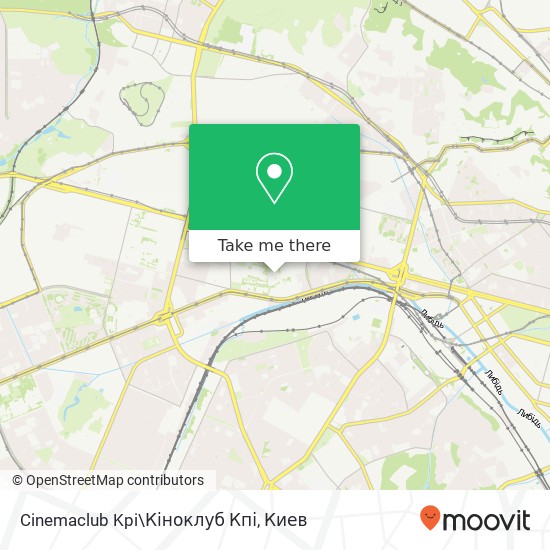 Карта Cinemaclub Kpi\Кіноклуб Кпі