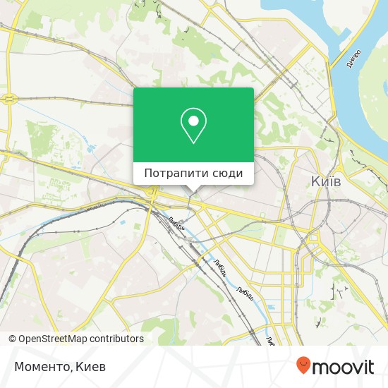 Карта Моменто, Бульварно-Кудрявська вулиця Київ