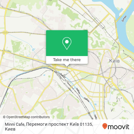 Карта Minni Cafe, Перемоги проспект Київ 01135