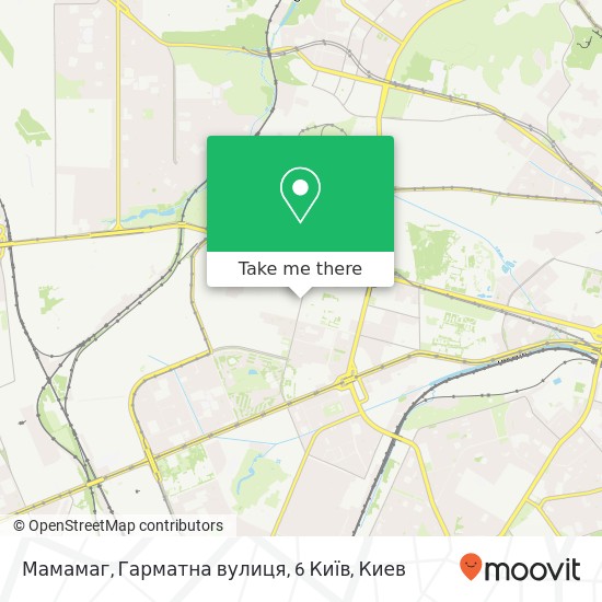 Карта Мамамаг, Гарматна вулиця, 6 Київ