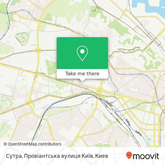 Карта Сутра, Провіантська вулиця Київ