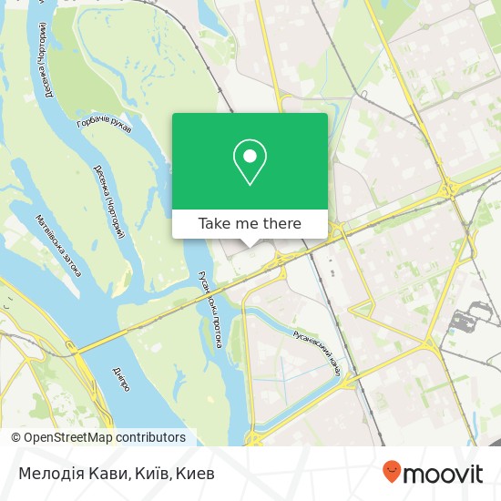 Карта Мелодія Кави, Київ