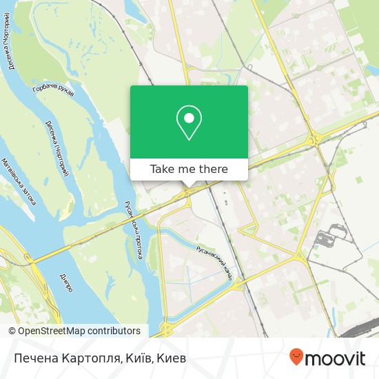 Карта Печена Картопля, Київ