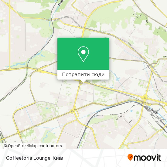 Карта Coffeetoria Lounge