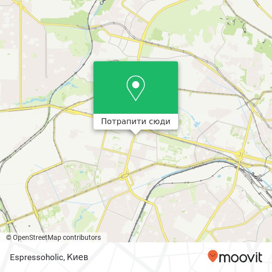 Карта Espressoholic, Київ 03057