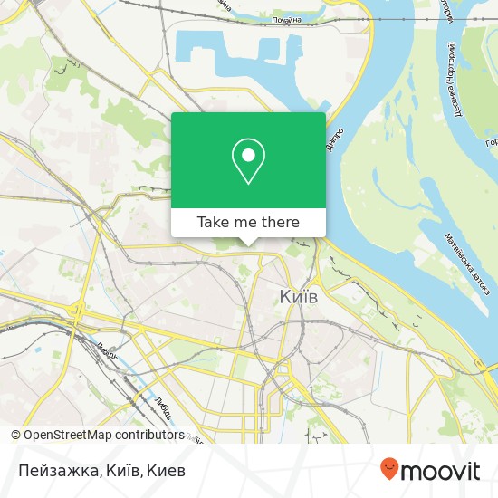 Карта Пейзажка, Київ