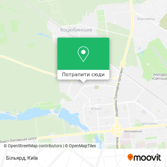 Карта Більярд